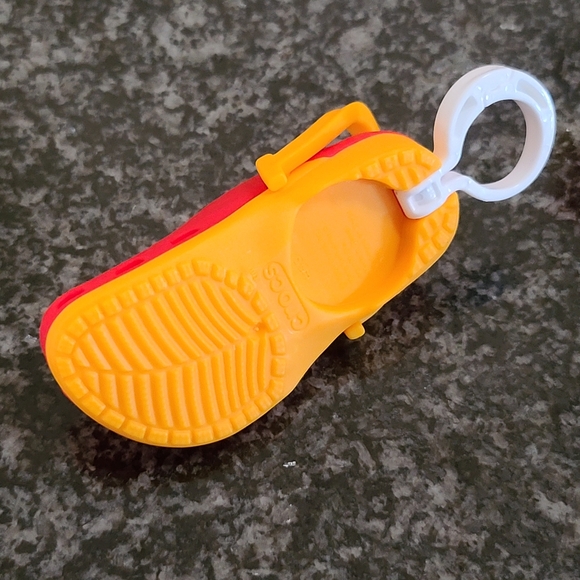 McDonald's x Crocs Red/Yellow McDonald's Logo Keychain w/ Sticker Sheet - Picture 7 of 10